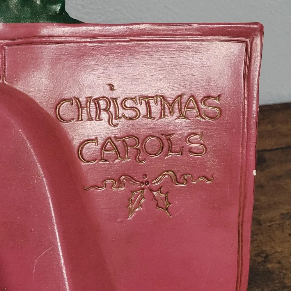 Vtg Garry Sharpe Light-Up Fireplace Music Box Chestnuts Roasting On An Open Fire